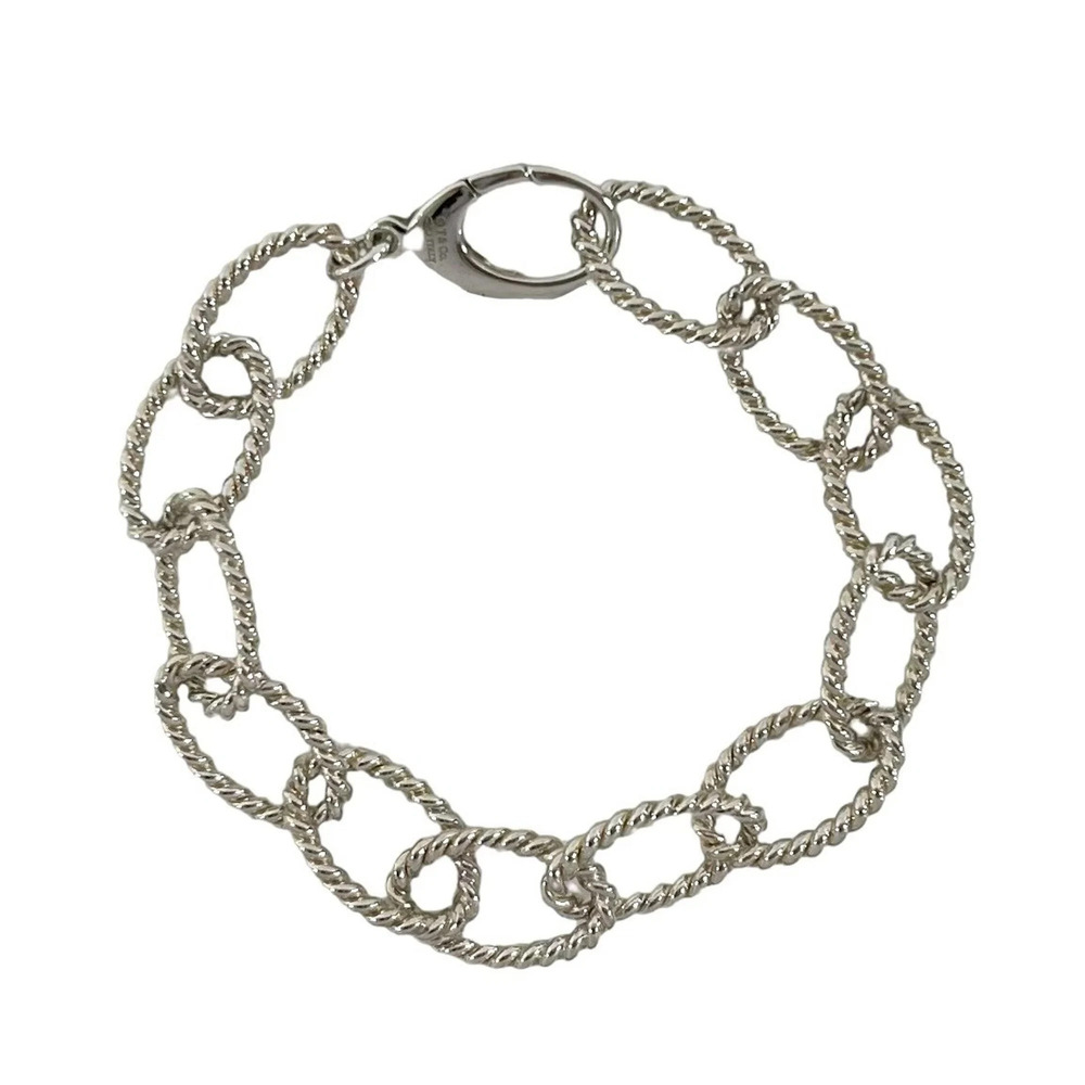 TIFFANY Authentic Vintage Silver Charm Bracelet
